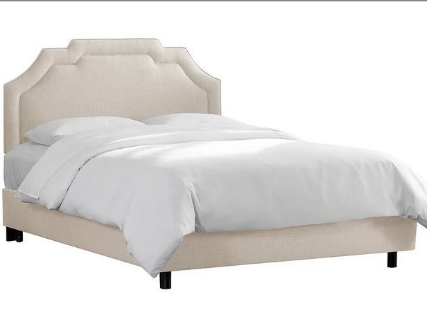 French Elegant Home furniture Queen King size Bed of latest double bed designs