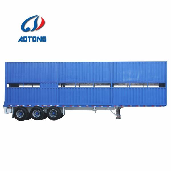 3-Axle 40T Livestock Fence Cargo Trailer Cattle Livestock Mini Semi-Trailer for