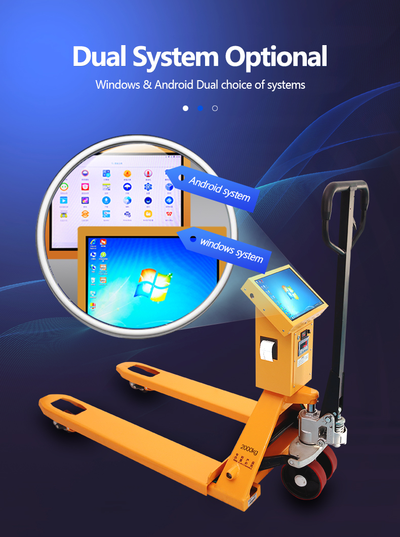 Leading of SOHE Smart Windows Forklift Scales with Tray Scale Entry and Exit System