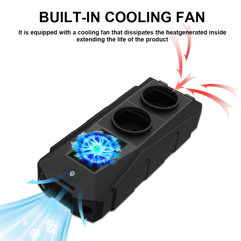 300W 12V DC to AC Car Power Inverter with Pure Sine Wave USB