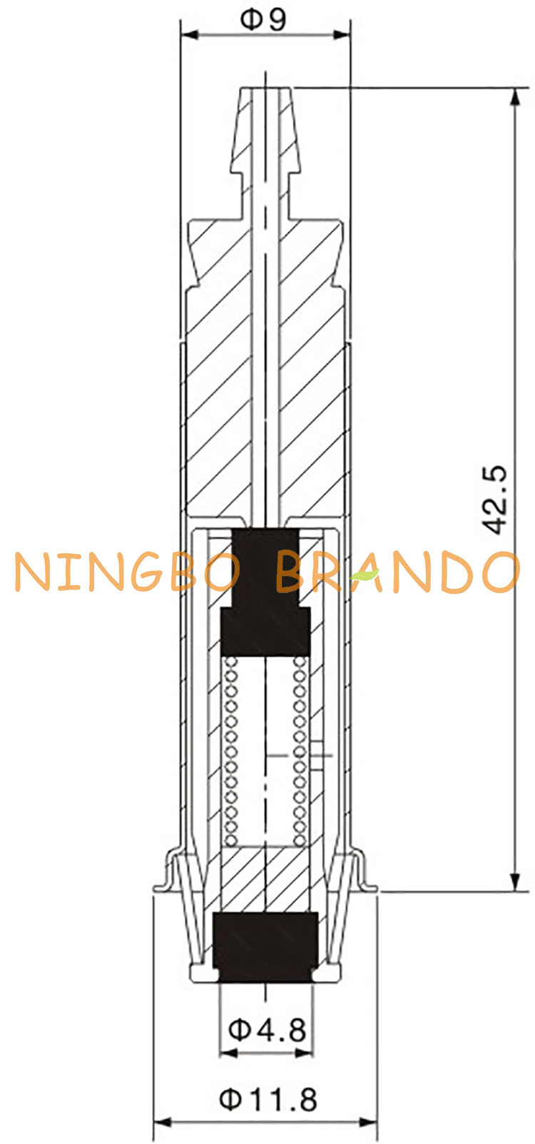 Dimension of BAPC309033011 Armature Assembly: