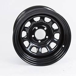 10 16 Inch 5 Lug Steel Wheel Rim 5x114.3 White With Red Line