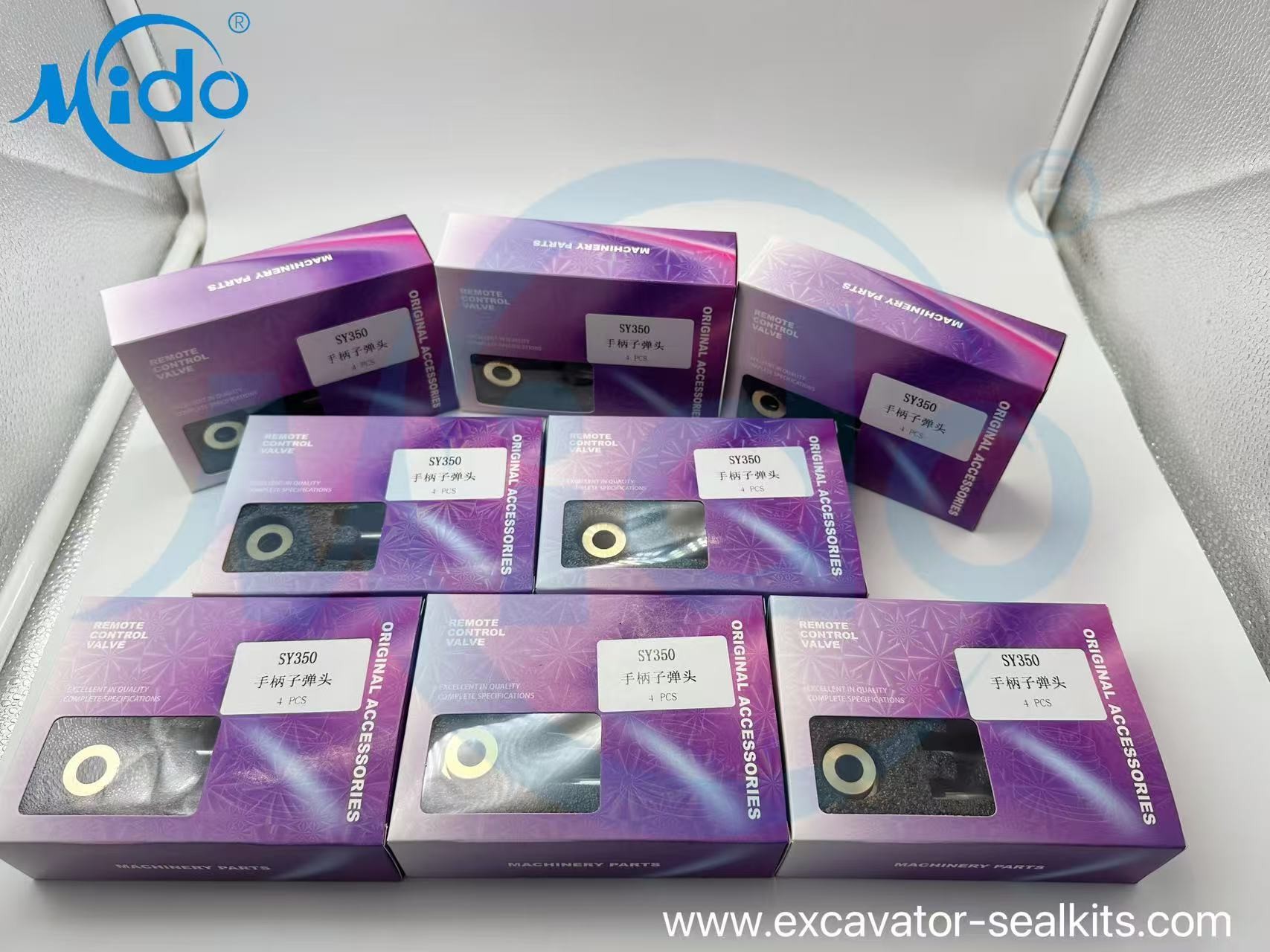 SY350 Great Efficency Wholesale Excavator Remote Control Valve Polit Valve Pusher Seals