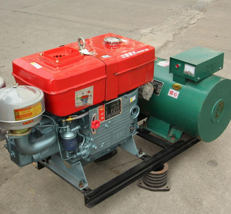 10kw 12.5kva Diesel Generator Set with Single Cylinder Engine and 1500/1800rmp Speed
