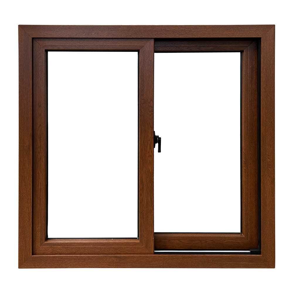 PVC Plastic UPVC Double Glass Horizontal Slide Window