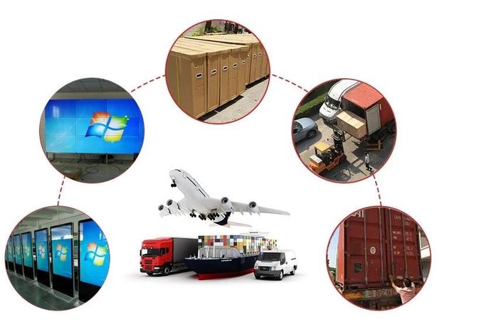 55 Inch Seamless Narrow Bezel Lcd Video Wall Advertising Display For Commercial Building