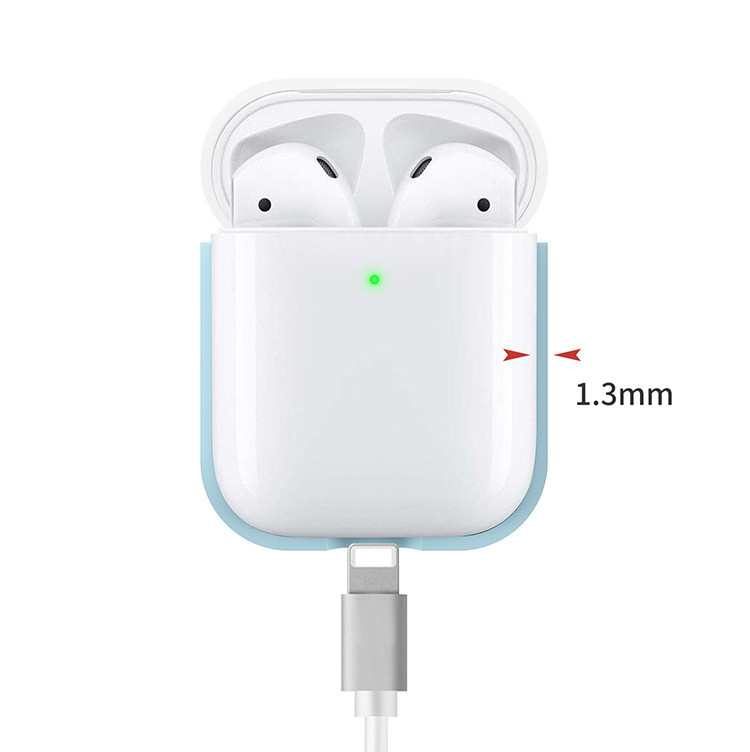 Compatible for AirPods Case 2 & 1 Shockproof Protective Silicone Cover Skin for AirPods Charging Case Luminous