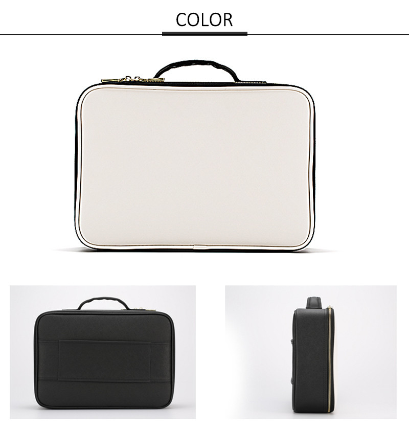 Waterproof Large Cosmetic Handle Makeup Bag Case