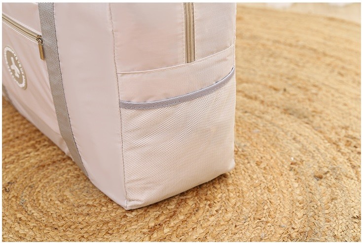 Purple Trolley Luggage Cosmetic Case Pouch With Dividers Compartments