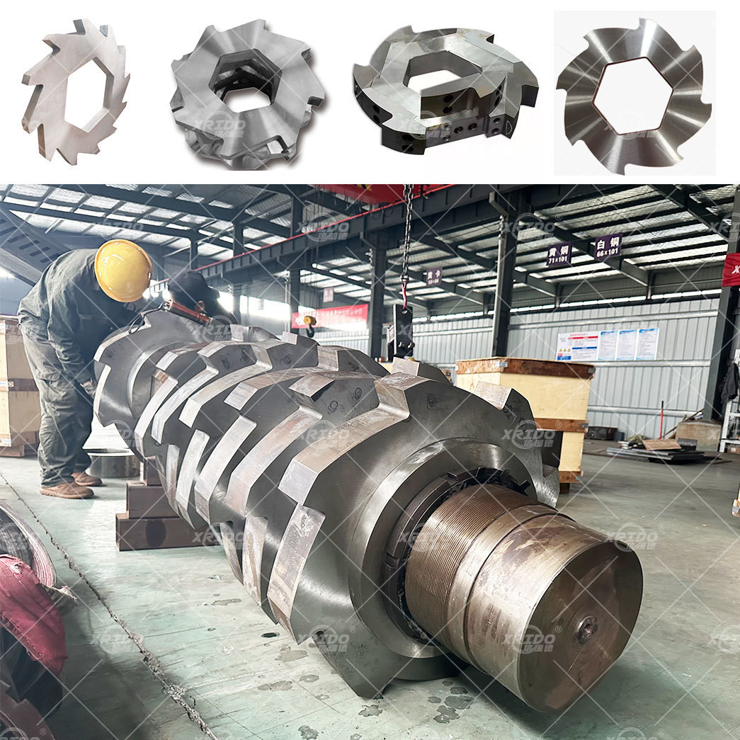 Car Hub Aluminium Shredder Waste Aluminum Shredder Machine Customized