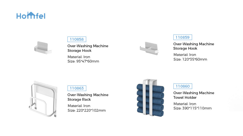 Magnetic Washing Machine Organizer Multifunctional Design for Storage Holders Racks