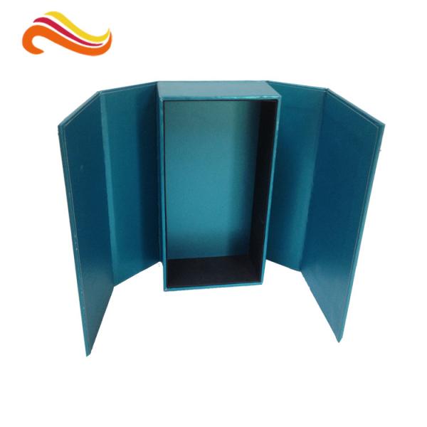 Quality Fashionable Magnetic Mobile Boxes , Foil Blue Gift Electronics Packaging for sale