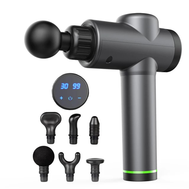6 Heads Handheld Massage Gun For Infrared Physiotherapy
