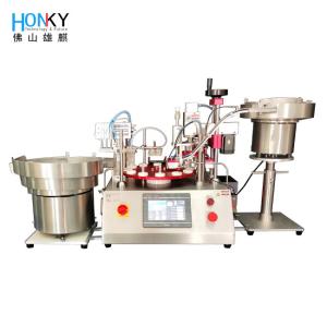 50Bpm Small Automatic Filling Capping Machine With High Precision Pump 2.9ml
