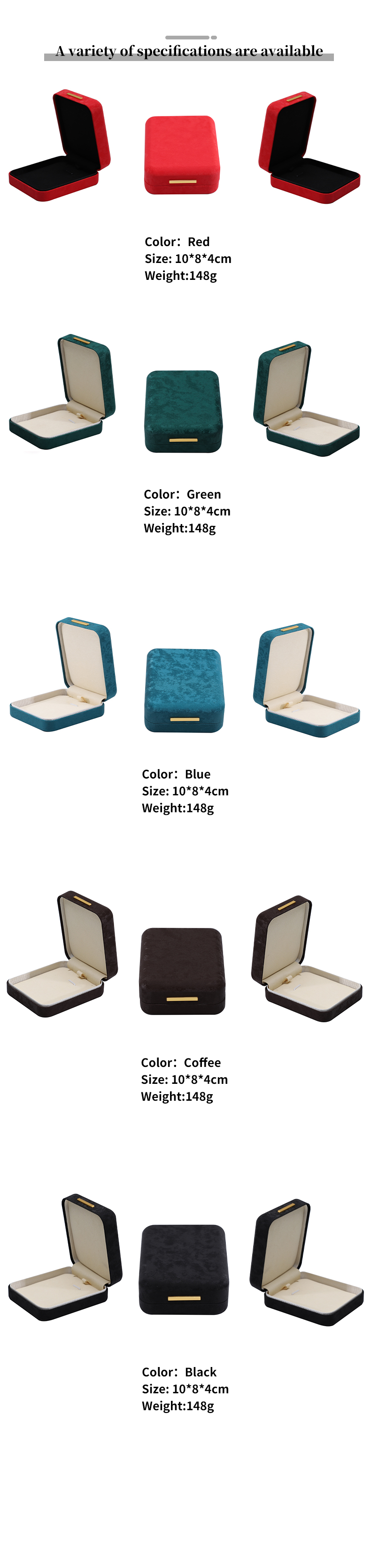 Black Moon Pattern Iron Box Jewelry Organizer for Travel Han Hong Customized Storage