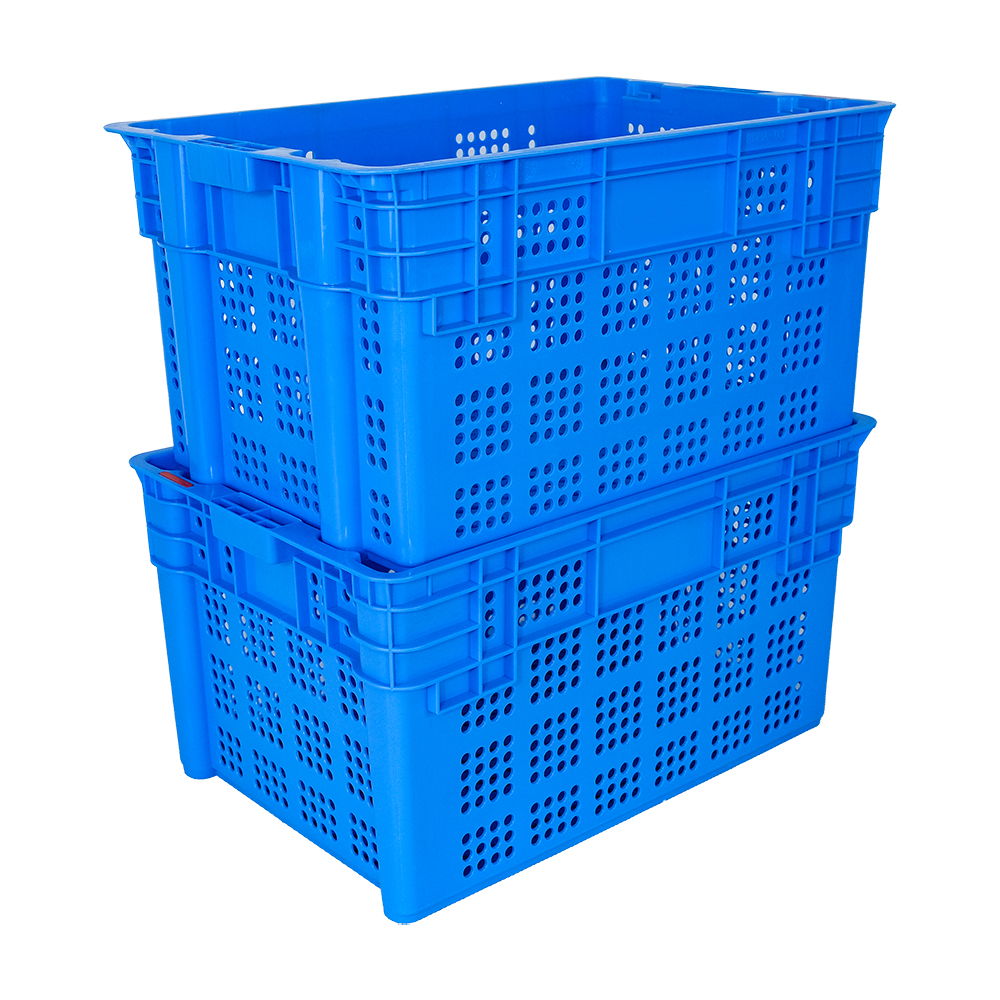 Practical Iron Handled Home Kitchen Storage Crate for Organizing Vegetables and Fruits
