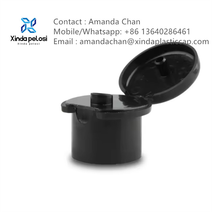 Factory Plastic Smooth Screw Flip Top Cap Bottle Screws Caps For Shampoo Bottle