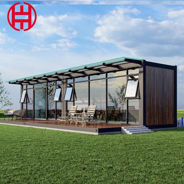 Modern Wooden Log Cabin Prefabricated Prefab Assembled Temporary House Container
