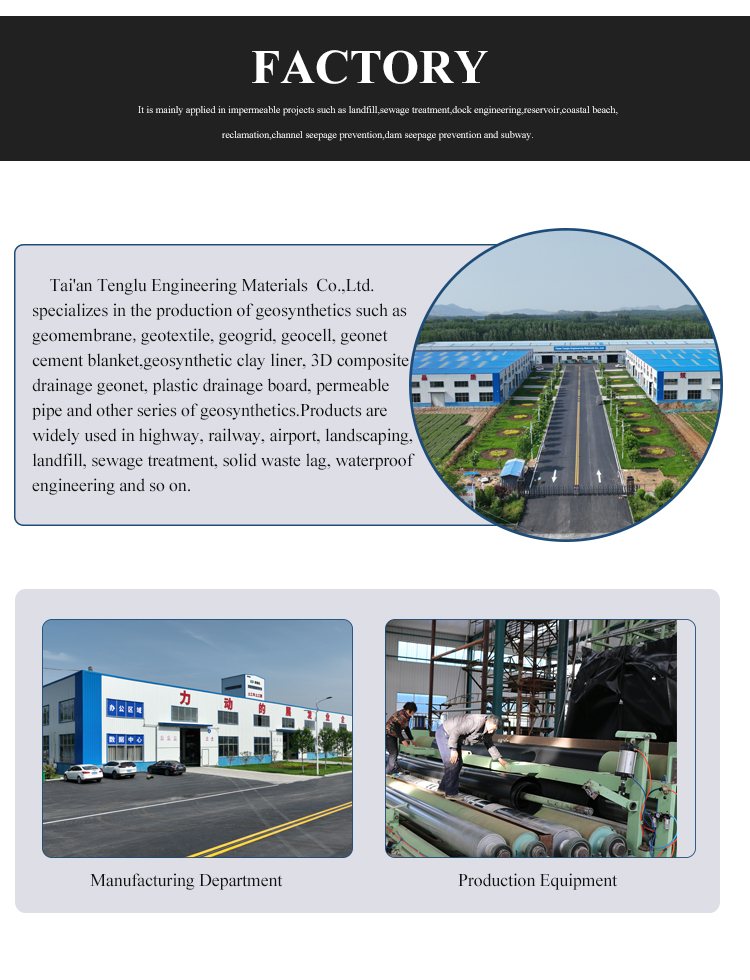 GB/ASTM GRI-GM13 Standard Pond Fish Liner Cistern Geomembrane for Industrial Design