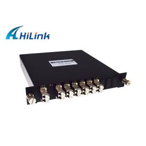 Single / Dual Fiber CWDM Mux Demux Module 6 Channels For WDM Network