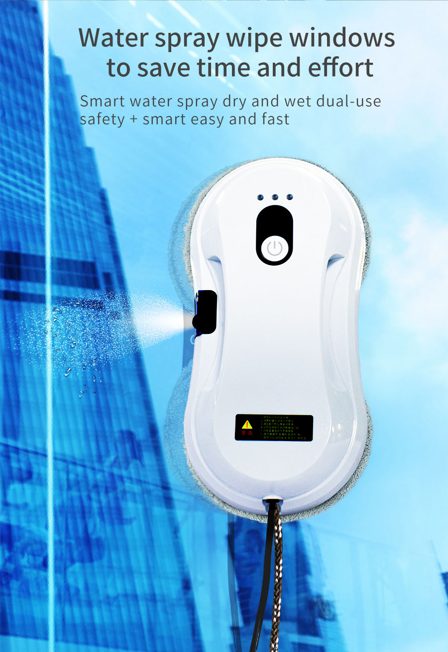 Vertical Auto Window Cleaner Robot 110V Household Automatic Window Washing Machine