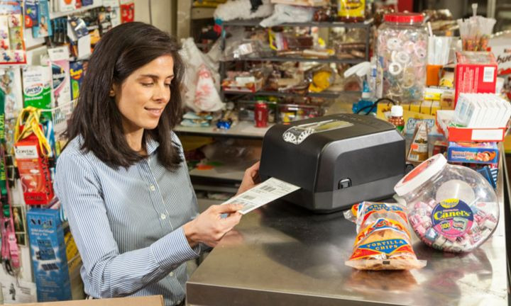 PC42T Desktop Direct Thermal Label Barcode Printer With Internal Ethernet