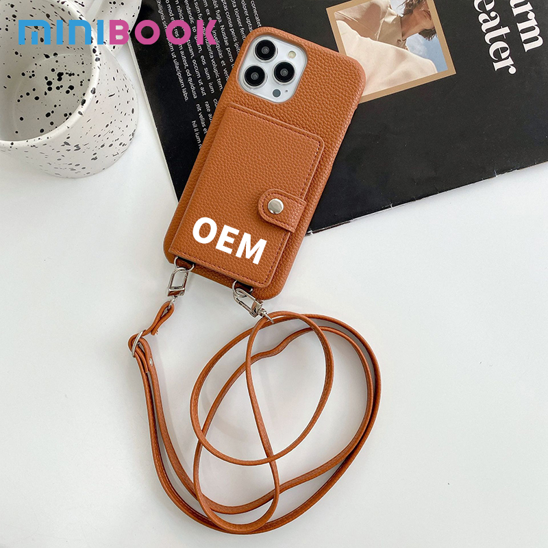 Luxury Design Style Litchi Leather Phone Cases for iPhone 13 Pro Handmade and Durable