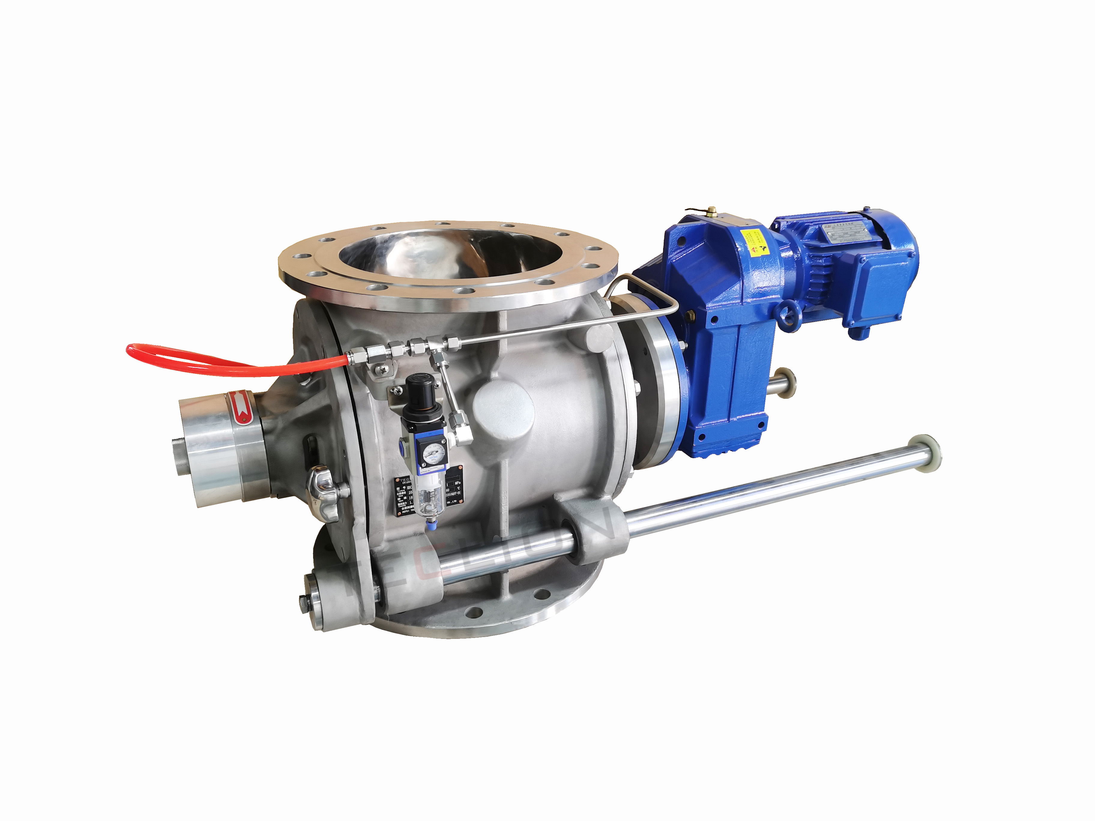 DN250 Electric Air Seal Vacuum Rotary Valve Feeder Quick Cleaning