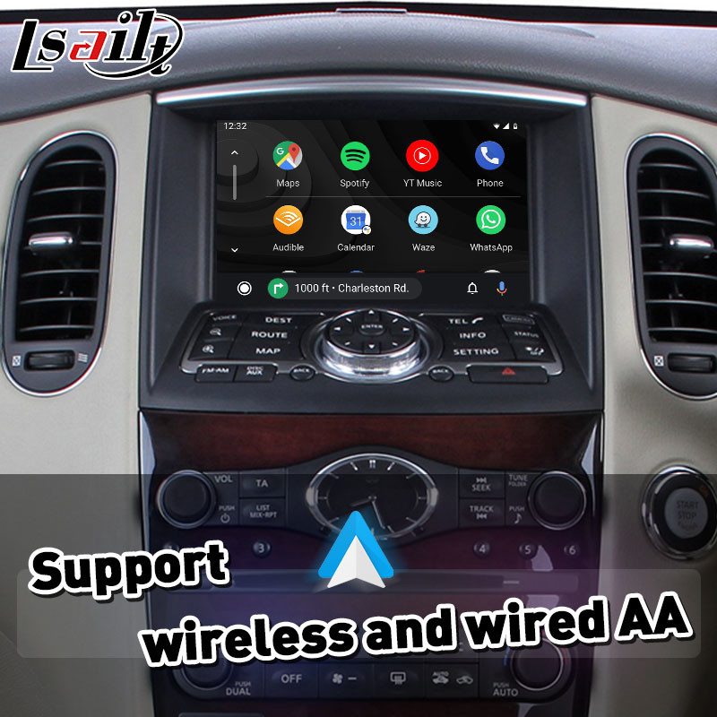 Lsailt Wireless AA Carplay Interface for Infiniti EX EX25 EX35 EX37 EX30d 2007-2013
