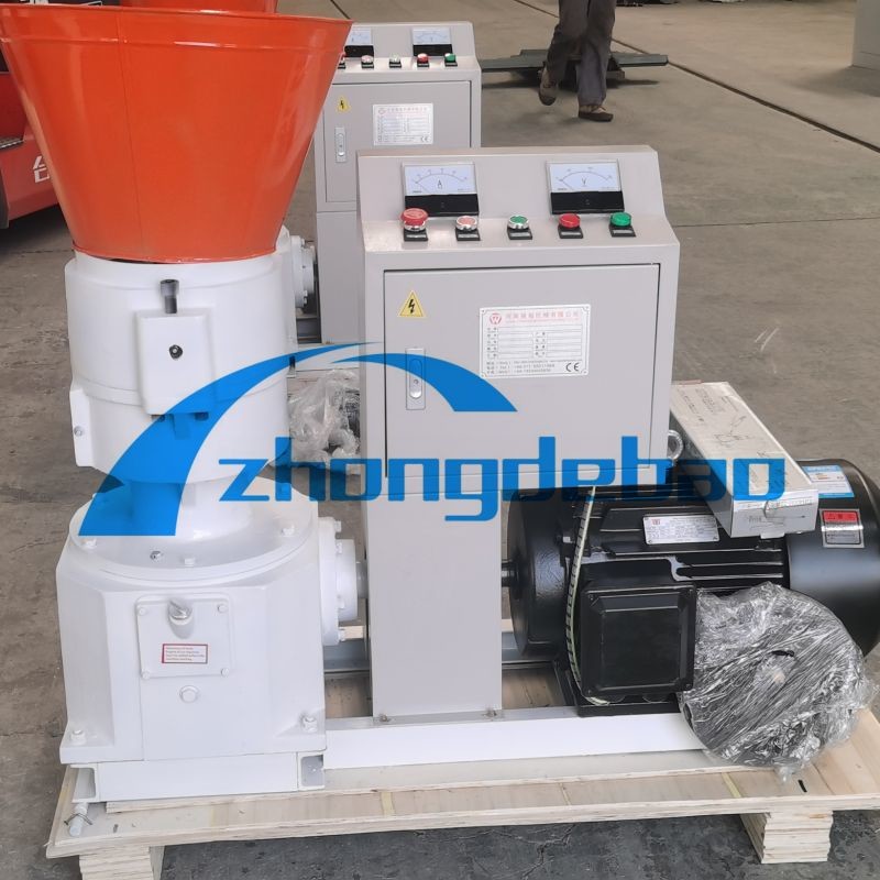 4-12mm Wood Pellet Mill Machine With 0.8-4t/h Capacity And 380V Voltage