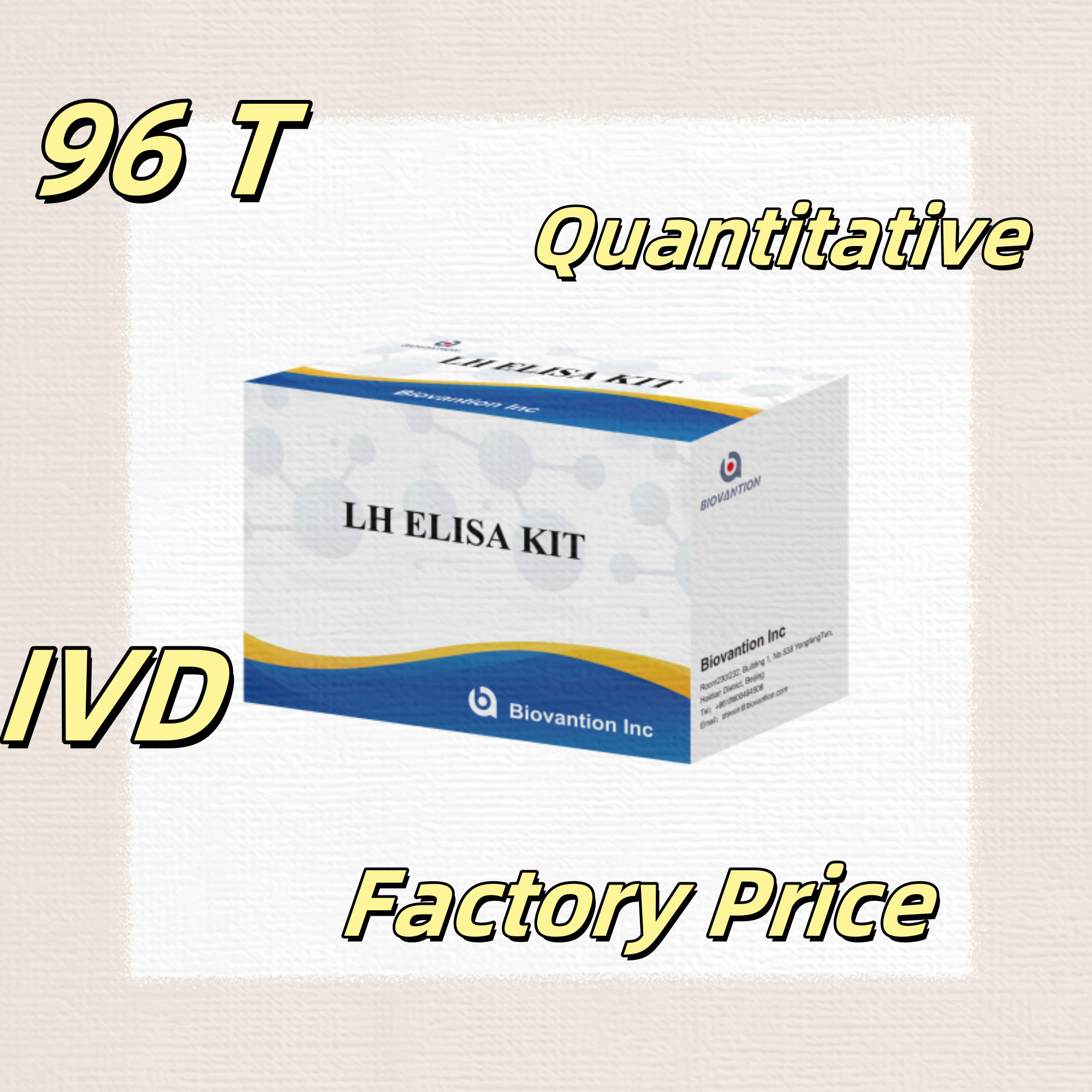 Biovantion ELISA Test Kit for diagnosis Human Luteinizing Hormone LH (Quantitative) hormones detect