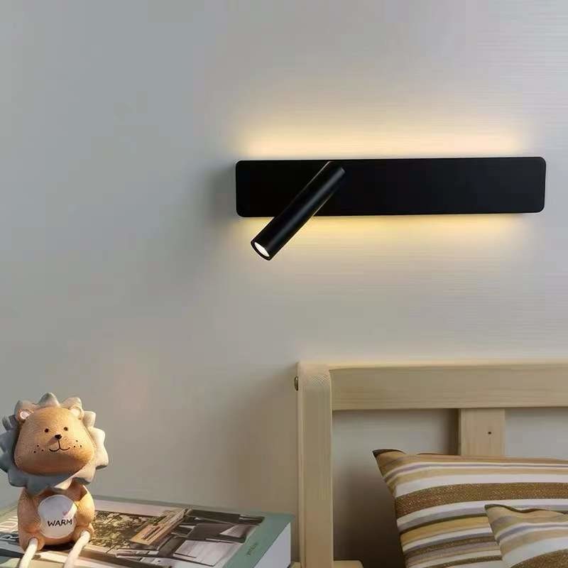 Modern Reading Book Light Indoor Surface Mounted Aluminum Frosted Led Flexible Living Room Bedroom Bed Bedside Wall Lamp