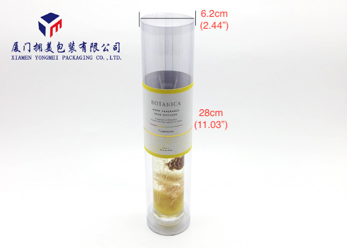 Plastic Cylinder Packaging Tubes Home Fragrance Light Weight Without Printing 6.2cm Dia