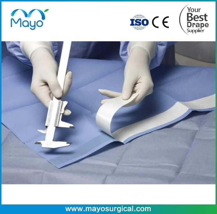 Light Blue Absorbent / Waterproof Surgical Drape 75x90cm