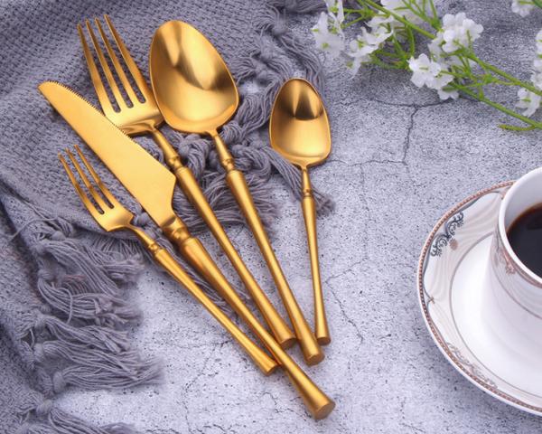 High-grade Stainless Steel Cutlery Set Banquet Tableware Hotel Flatware Matte
