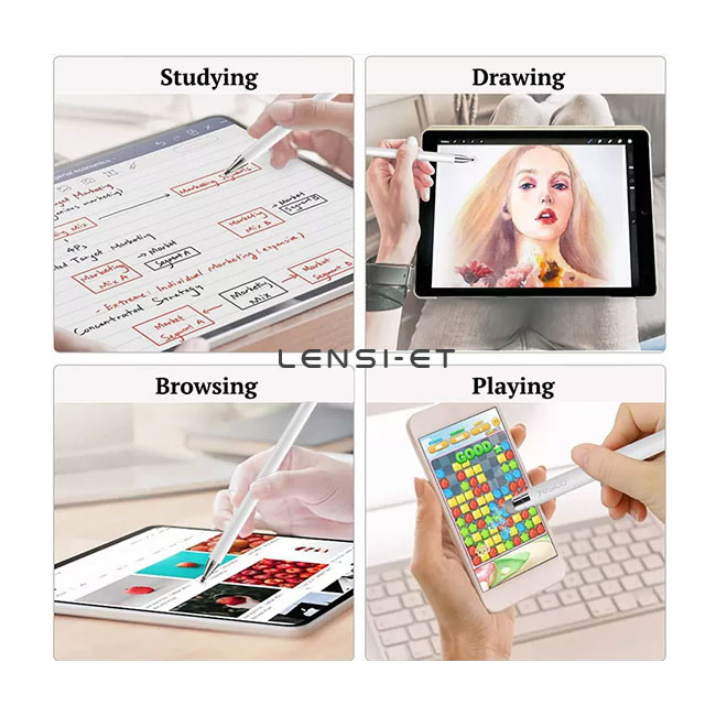 Universal Aluminum Stylus Pen Colorful Screen Touch Tablet Digital Drawing Pen