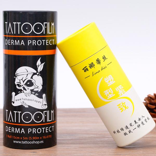 Eco Friendly Food Grade Paper Cylinder Packaging Tube Box Tea Kraft Paper Tube