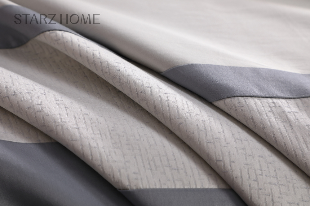 Modern Simple Design Bedsheet Quilt Set 100% Cotton Bedding Sheet Set All-Season
