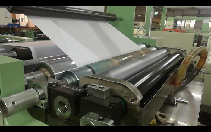 38KW High Speed Notebook Flexo Ruling Machine with Perforation Knife