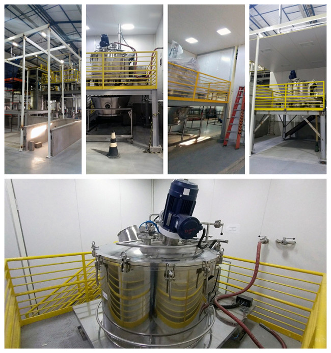 Pgz Series Fully Automated Vertical Sanitary Bottom Discharge Scraper Centrifuges