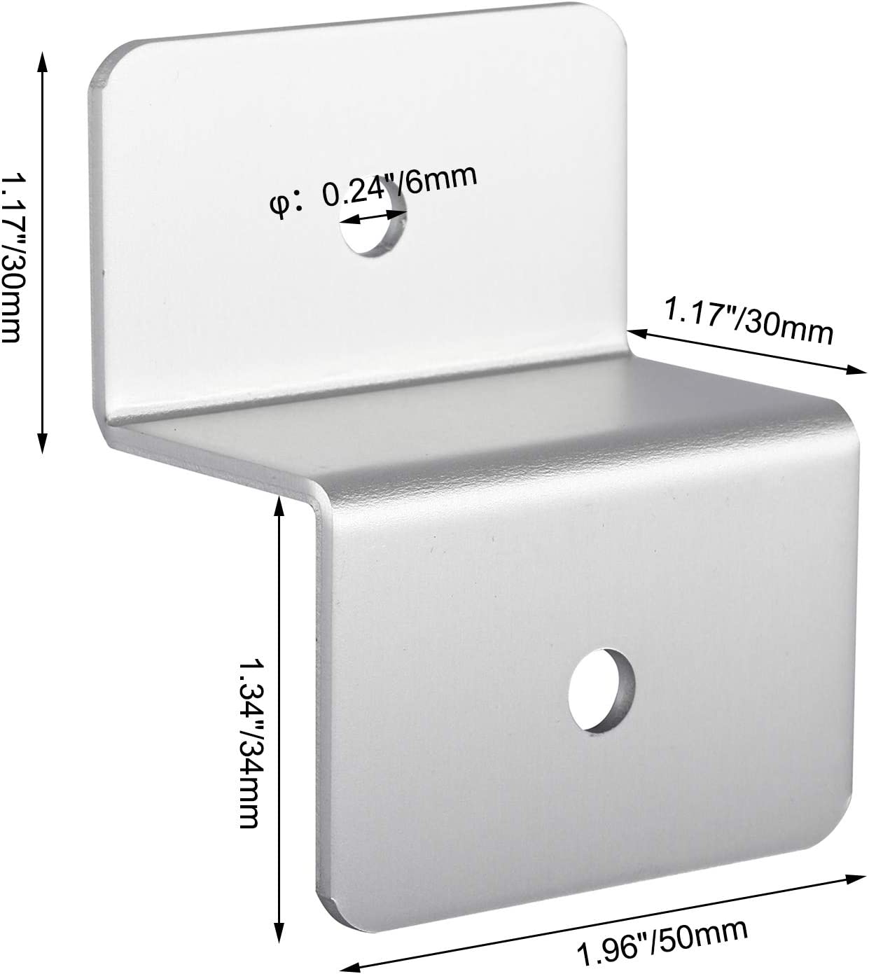 Easy Installation TALL Z Bracket Solar Panel Brackets for Corrosion Free Support