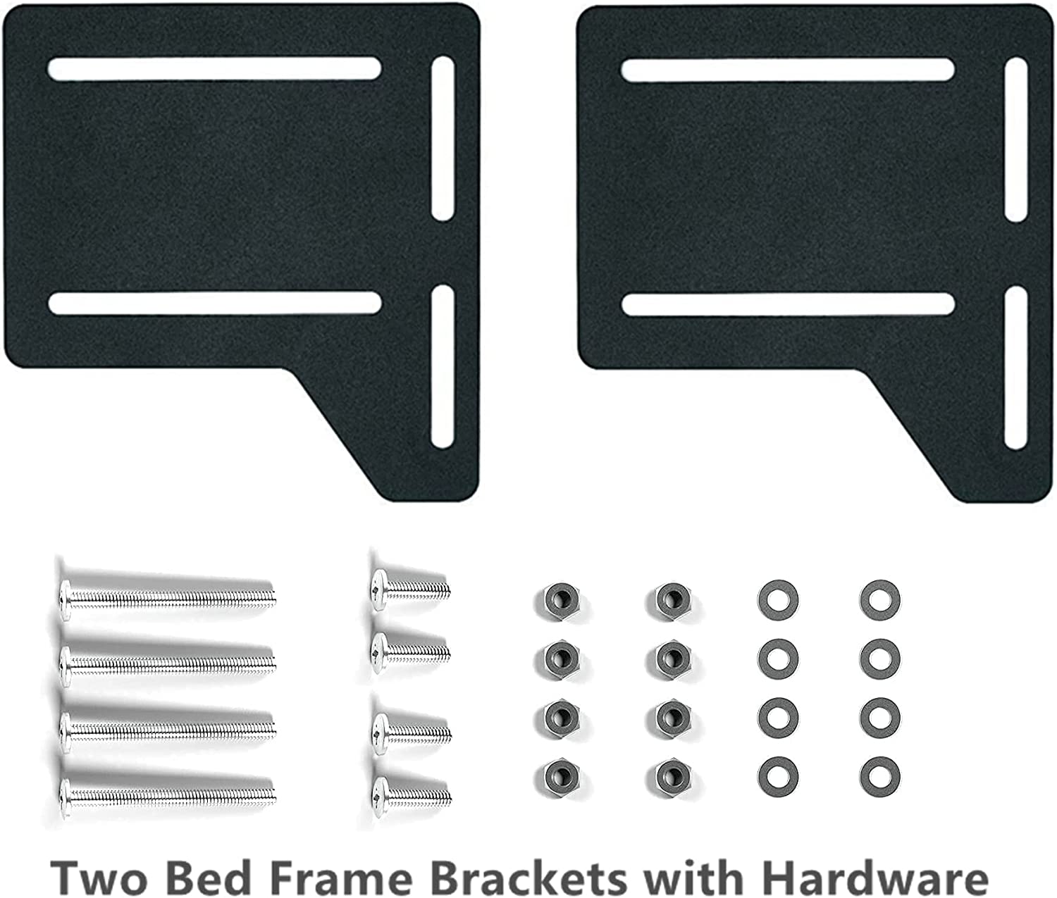 Bed Frame Footboard Extension Brackets Fit for Twin Full Queen or King Size Beds 0.2kg