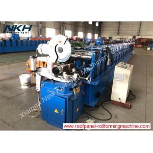 Octagon Pipe Shutter Door Roll Forming Machine With PLC Computer Control System