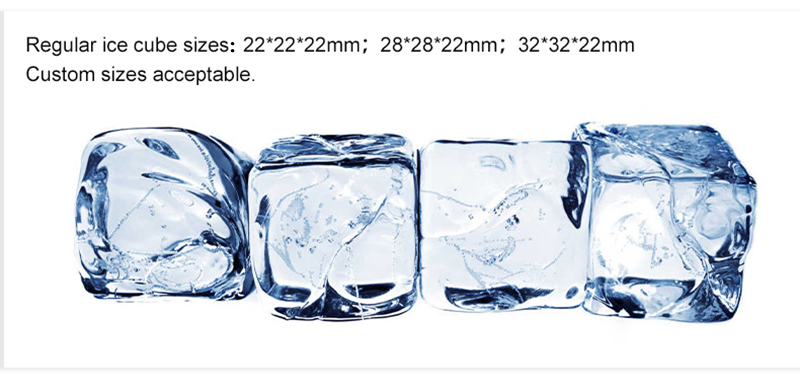 300kg 500kg 1000kg Electric Current Direct Cube Ice Maker Machine for Cold Drink Shop