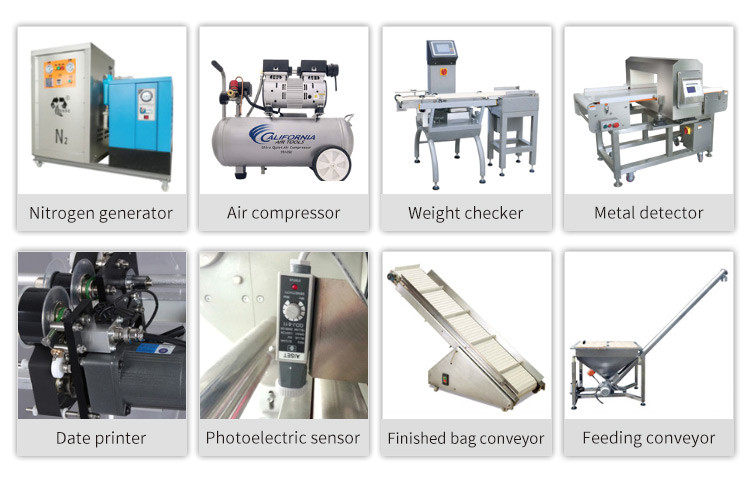 Automatic Gusseted Side Sealing Pouch Packing Machine For Coffee Bean