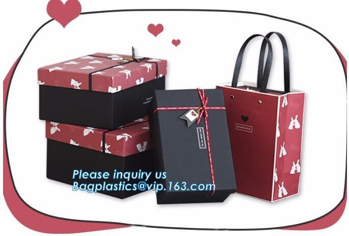 Flower carrier bag with different color customized pot plants kraft paper bag with handle,stamping logo fancy paper flow