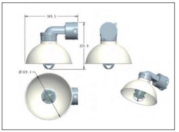 10-40W Explosion Proof Led High Bay ATEX AC100-277V