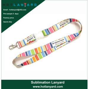 Polyester Lanyard with Detachable BucklePersonalized Heat Transfer Polyester