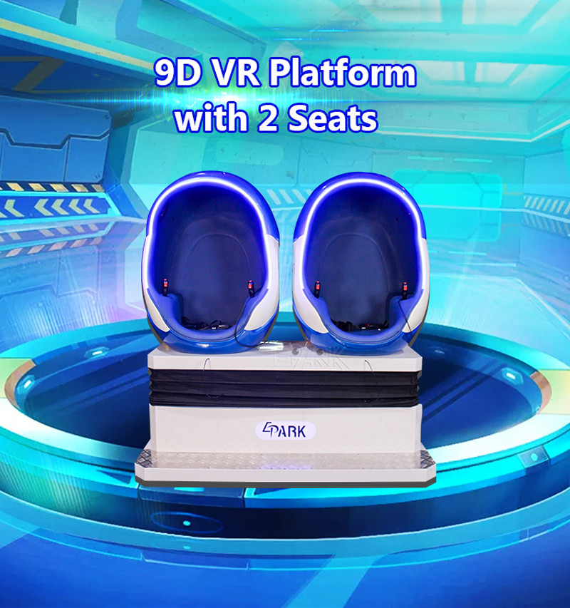 360° panoramic 9D VR Simulator Theme Park Virtual Reality Egg Chair