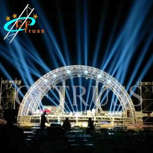 Arch Aluminum Roof Truss System With Canopy Fashion Show Use